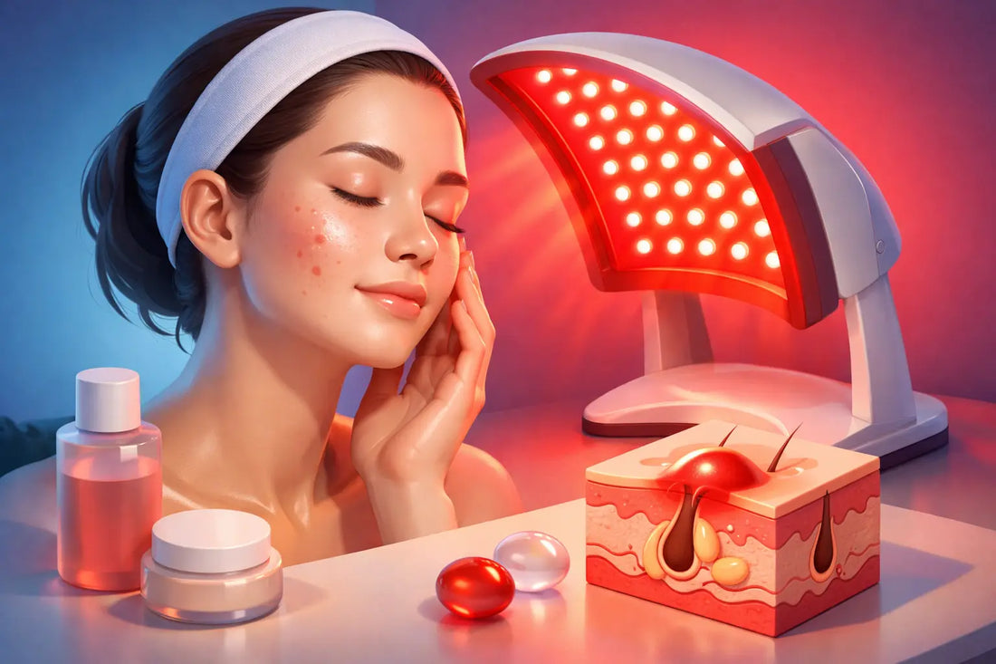 Red Light Therapy for Acne Prone Skin