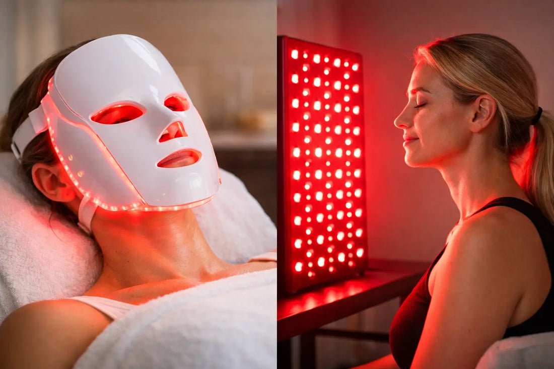 Red Light Therapy Mask vs Panel: Which Fits You?