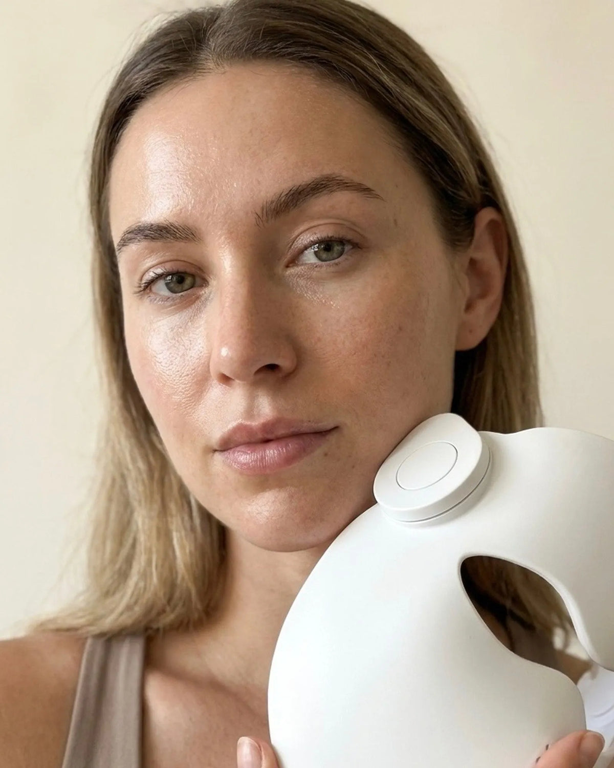Luxen Veil laser mask being worn