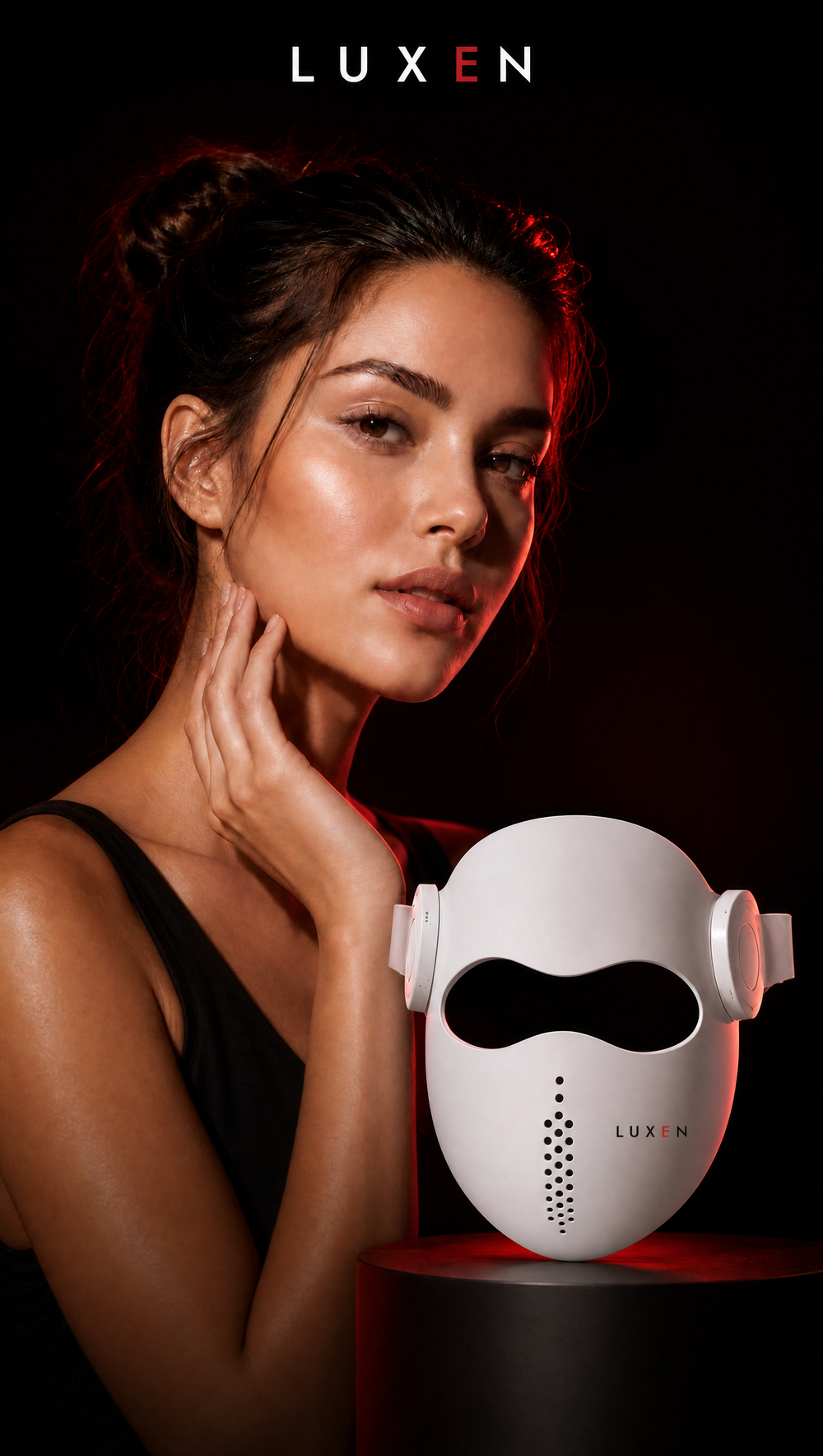 Luxen Veil Laser Mask — For Face Rejuvenation, red light therapy device by Luxen